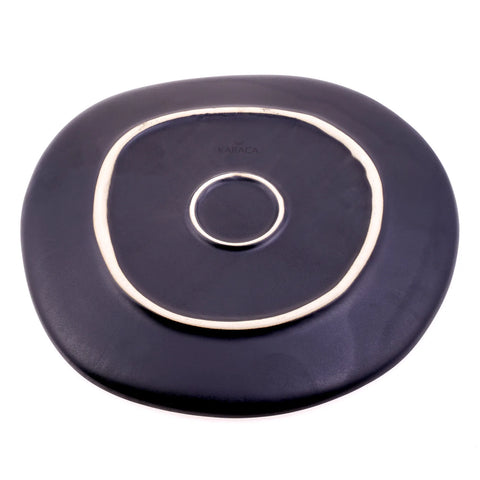 Assiettes à dessert Karaca Black Galactic Reactive, 4 pièces