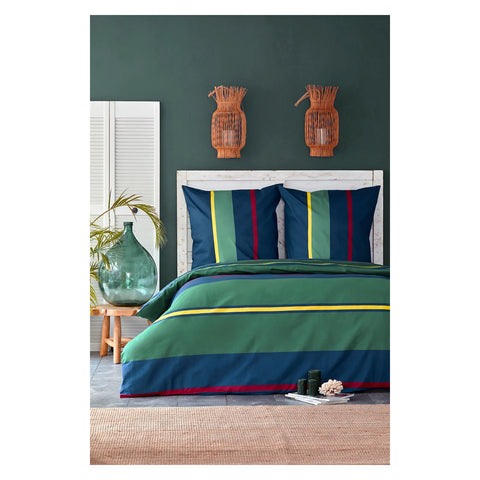 NAU HERITAGE DUVET COV, 135X200+80X80 CM
