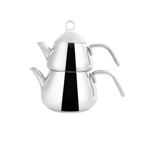 Théière Karaca Théière en porcelaine en cadeau, base à induction, Midi 