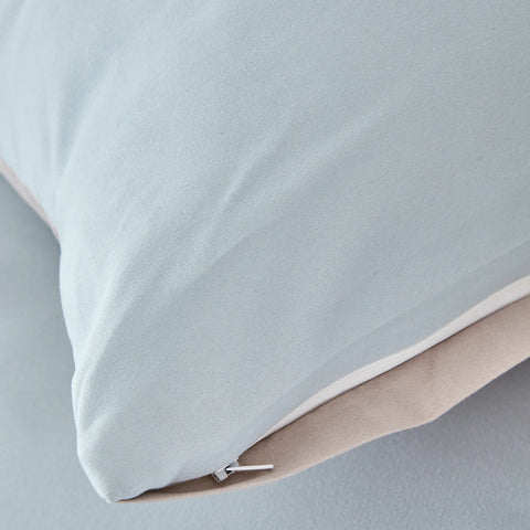 Parure de lit Karaca Home avec housse de couette pour lit simple, vert menthe et beige