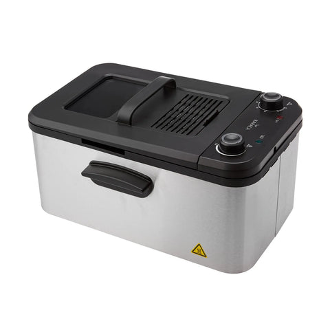 Friteuse/poêle à frire XL Karaca en acier inoxydable, 3,2 L