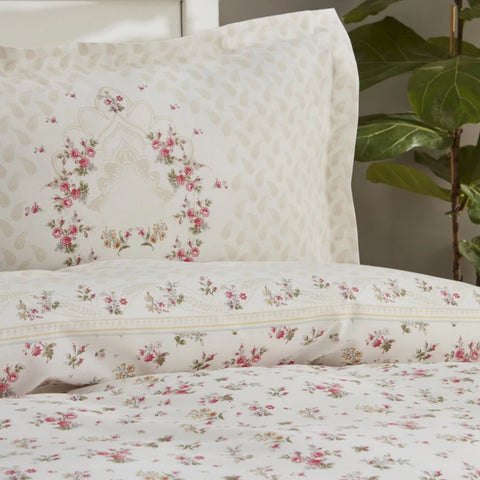 Ensemble de Couette Karaca Home Sonya 100% Coton, Double, Vert