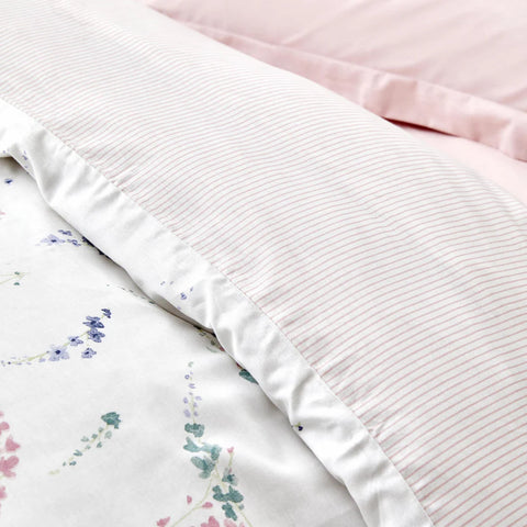 Karaca Dalila, Ensemble de Housse de Couette 100% Coton, Double, Rose