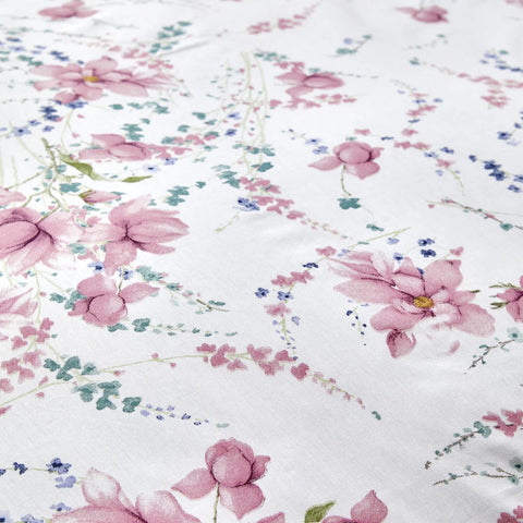 Karaca Dalila, Ensemble de Housse de Couette 100% Coton, Double, Rose