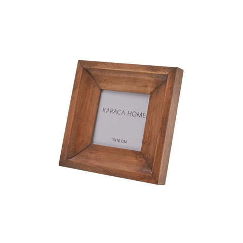 Karaca Home Woodland Cadre en Bois 10x10 cm