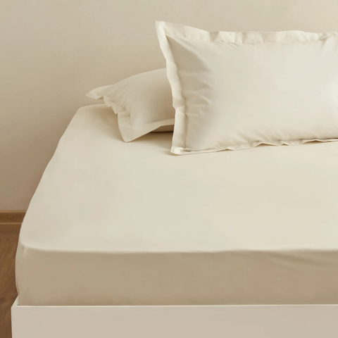 Karaca Home, Drap de Lit, 160x200+30cm, Écru