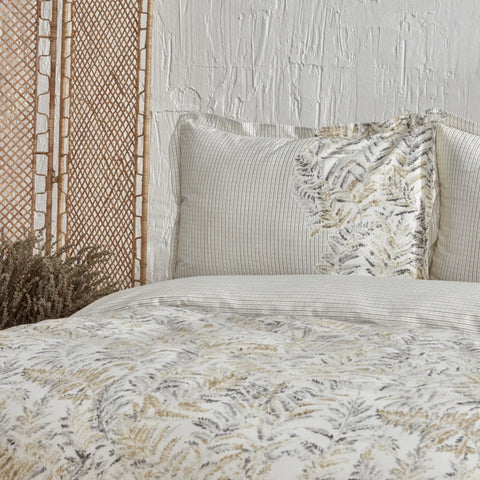 Karaca Bled Gris Housse de Couette 100% Coton Double Taille