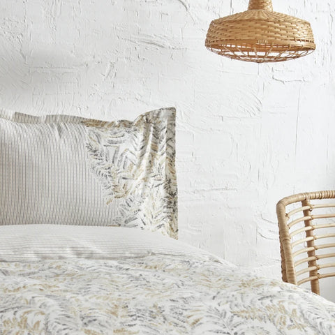 Karaca Bled Gris Housse de Couette 100% Coton Double Taille
