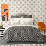 Karaca Home Minerva, Ensemble de Housse de Couette Double Noir