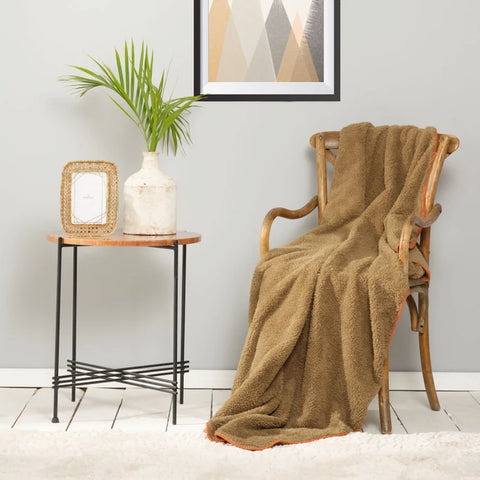 Karaca Home Faye Plaid TV Vert 115x160 cm