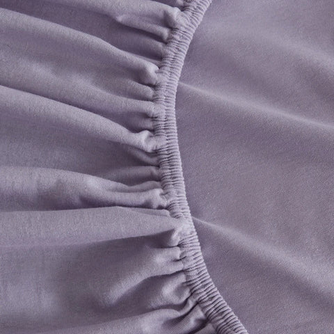 Karaca Home Drap-housse Lilas en Jersey pour lit double