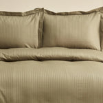 Karaca Home Parure de lit Uniq Satin 100% Coton Double Haki