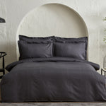 Karaca Home Uniq, Ensemble de Housse de Couette 100% Coton, Double, Anthracite