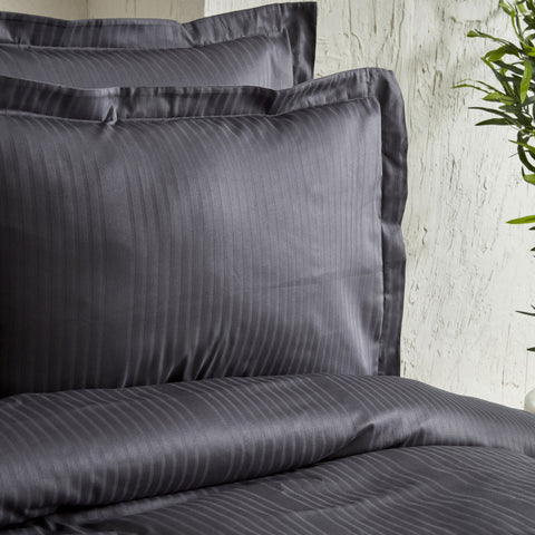 Karaca Home Uniq, Ensemble de Housse de Couette 100% Coton, Double, Anthracite