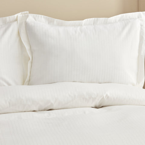 Karaca Home Uniq, Ensemble de Housse de Couette 100% Coton, Double, Blanc