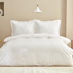 Karaca Home Uniq, Ensemble de Housse de Couette 100% Coton, Double, Blanc