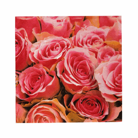 Karaca Home Serviettes en Papier Rose Pâle Set de 20 33x33 cm