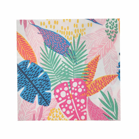 Karaca Home Serviettes en Papier Feuille 20 Pièces 33x33 cm Colorées
