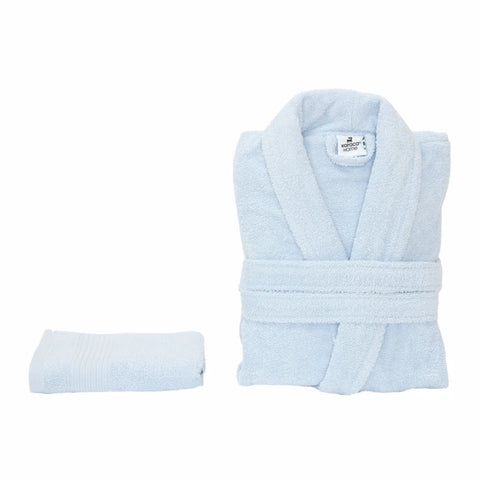 Karaca Home Defy Peignoir pour Homme Bleu 100% Coton Set L/XL