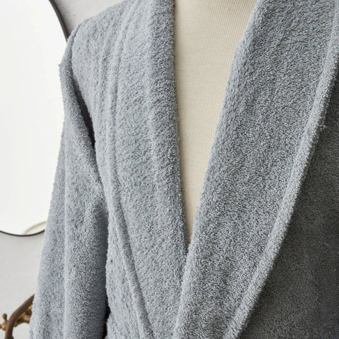 Karaca Home Lottie, Peignoir 100 % Coton, L/XL, Anthracite