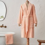 Karaca Home Judi, Ensemble de Peignoir 100 % Coton, L/XL, Blush