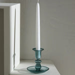 Karaca Home Porte-Bougie en Verre Alyce Vert 13x10 cm
