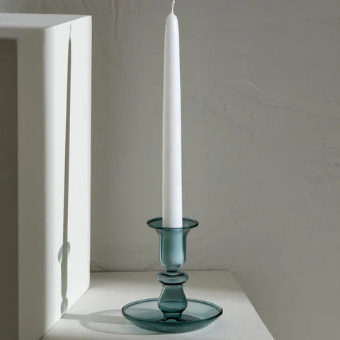 Karaca Home Porte-Bougie en Verre Alyce Vert 13x10 cm