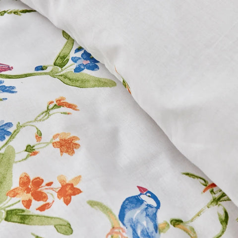 Karaca Home Nadia Housse de Couette 100% Coton Double avec Plaid Offert Vert