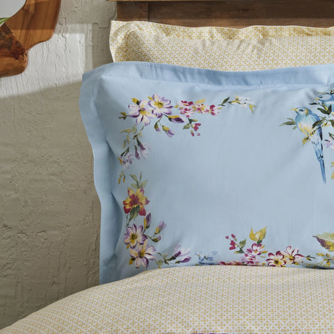 Ensemble de Literie Karaca Home Jolie 100 % Coton Pour Lit Double Bleu