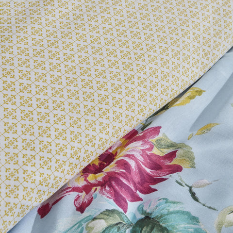Ensemble de Literie Karaca Home Jolie 100 % Coton Pour Lit Double Bleu