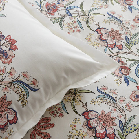 Karaca Home Indra Housse de Couette Double Taille 100% Coton Pêche