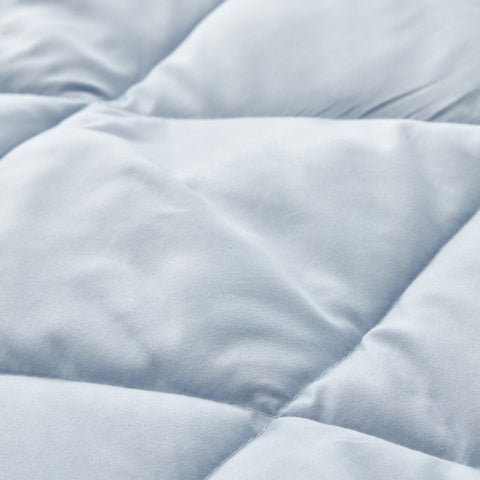 Sarah Anderson Grimes Couette Microfibre Double Bleu