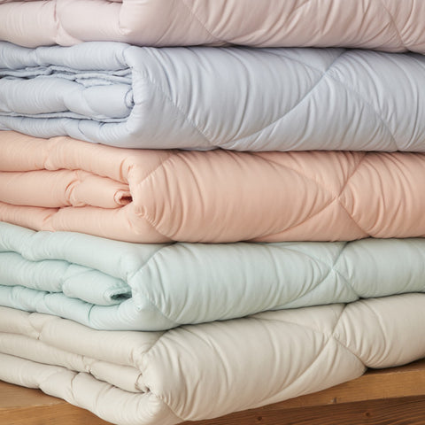Sarah Anderson Grimes Couette Microfibre Double Bleu