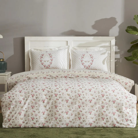Ensemble de Linge de Lit pour Lit Simple Karaca Home Sonya Vert