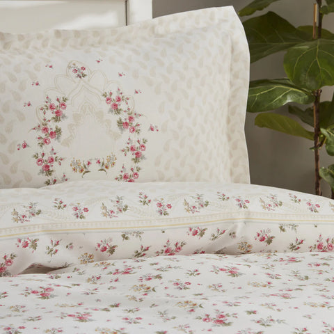 Ensemble de Linge de Lit pour Lit Simple Karaca Home Sonya Vert