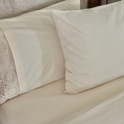 Karaca Home Belinda 6-delige huwelijks bedlinnenset ecru