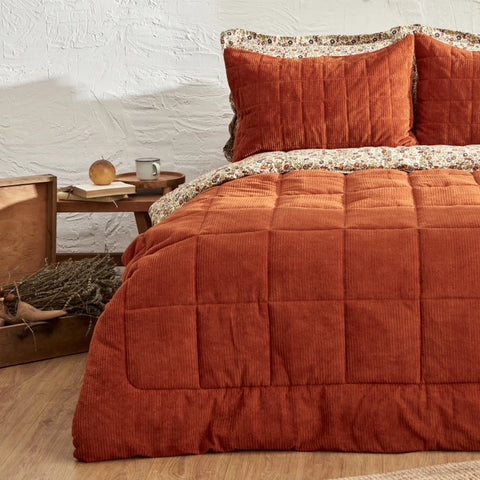 Karaca Home Celina Terracotta Ensemble Daily Comfort / Set de Nuit Simple