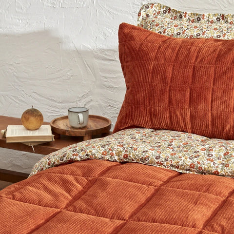 Karaca Home Celina Terracotta Ensemble Daily Comfort / Set de Nuit Simple