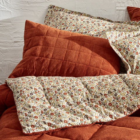 Karaca Home Celina Terracotta Ensemble Daily Comfort / Set de Nuit Simple