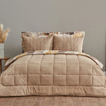 Karaca Home Lydia Ensemble Confort Stripe Double Beige