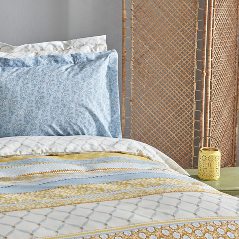 Sarah Anderson Carlene Ensemble de Housse de Couette Taille Double Jaune