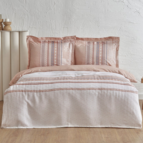 Karaca Home Keira Summer Set Housse de Couette Double Taille Salmon