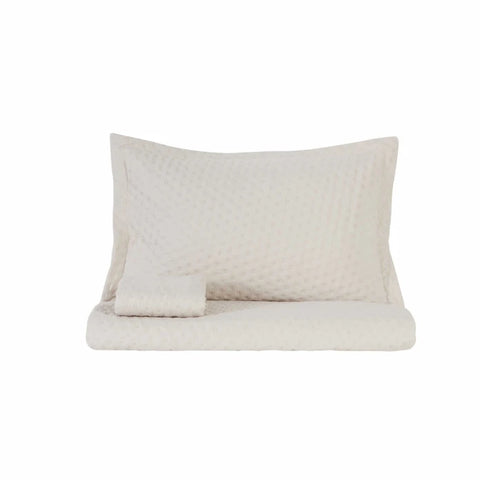 Karaca Home Breeze Soft Set de Couvre-lit Double Ecru
