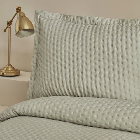 Karaca Home Breeze Soft Set de Couvre-lit Double Sauge