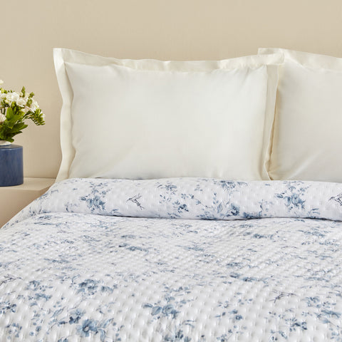 Sarah Anderson Marisa, Couvre-Lit Double Bleu