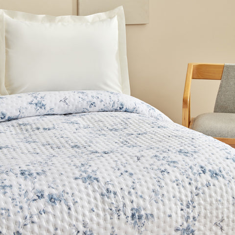 Sarah Anderson Marisa, Couvre-Lit Double Bleu