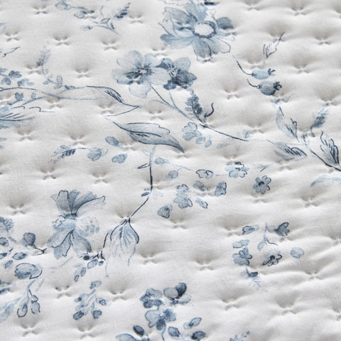 Sarah Anderson Marisa, Couvre-Lit Double Bleu