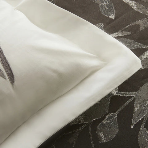 Karaca Home Gardenia Set de Mariage 8 Pièces Anthracite