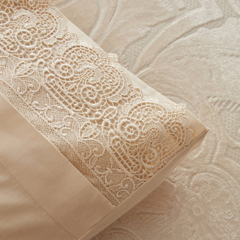 Karaca Home Valeria Queen, Ensemble de Dot 8 Pièces, Or