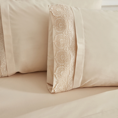 Karaca Home Valeria Queen, Ensemble de Dot 8 Pièces, Or